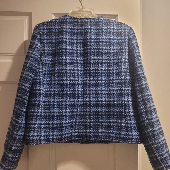 NWT J.Crew Factory Tweed Lady Jacket size 12 - Picture 3 of 6